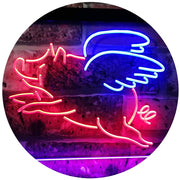 Flying Pig LED Light Sign - LED Gift Works