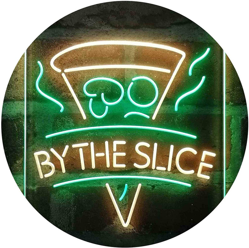 Pizza by The Slice LED Light Sign - LED Gift Works