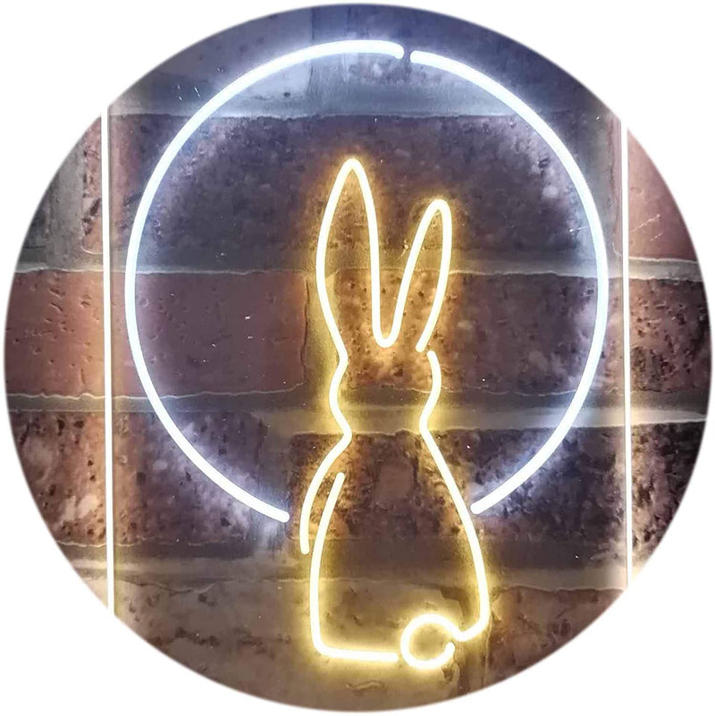 Rabbit Moon Window Display LED Light Sign - LED Gift Works