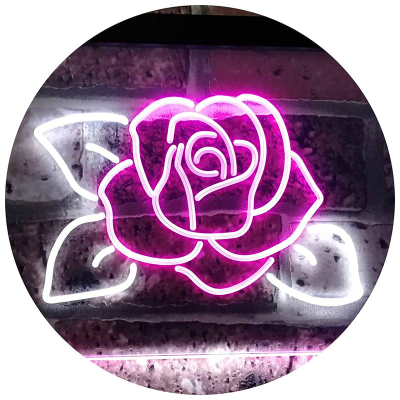 Rose Flower LED Light Sign - LED Gift Works