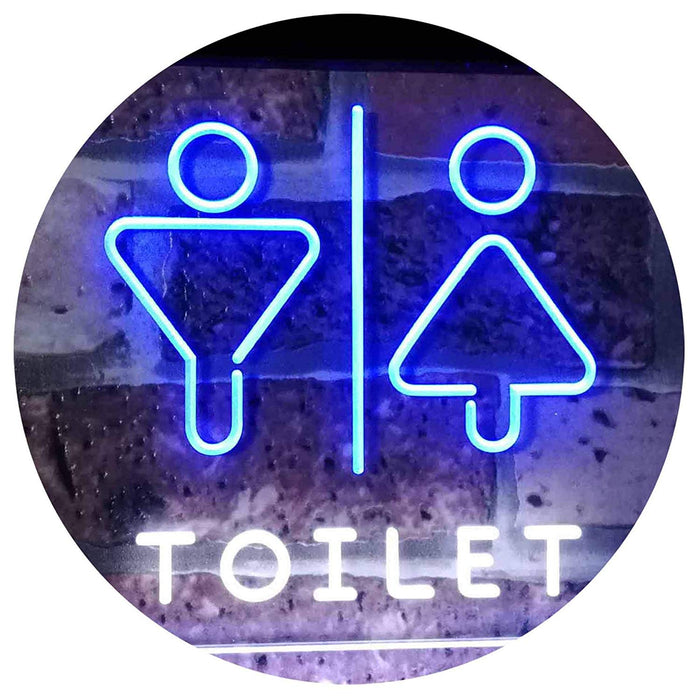 Male Female Restrooms Toilet LED Light Sign - Way Up Gifts