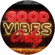 Good Vibes Only Party Room LED Light Sign - LED Gift Works