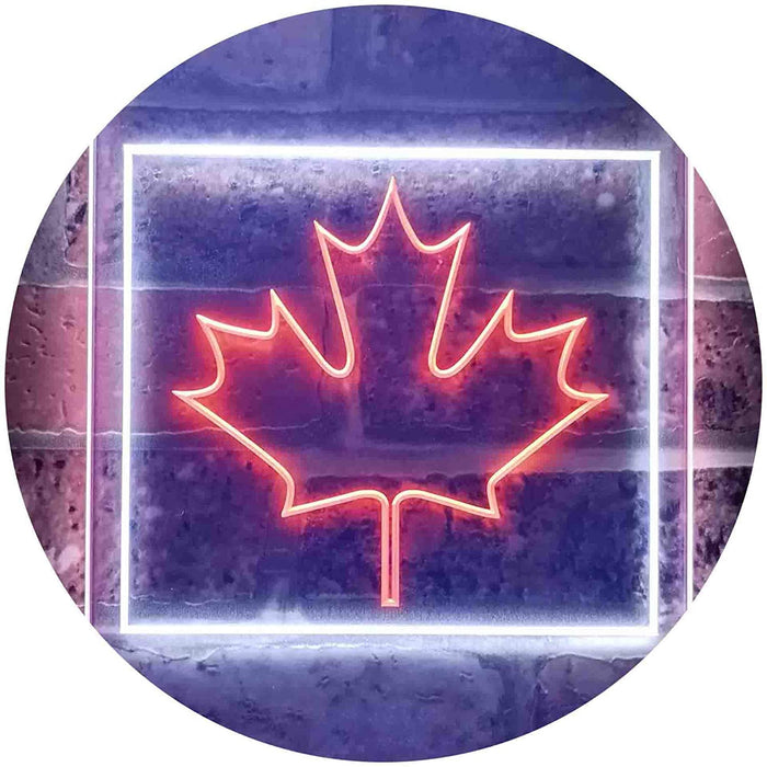 Canada Canadian Maple Leaf LED Light Sign - Way Up Gifts