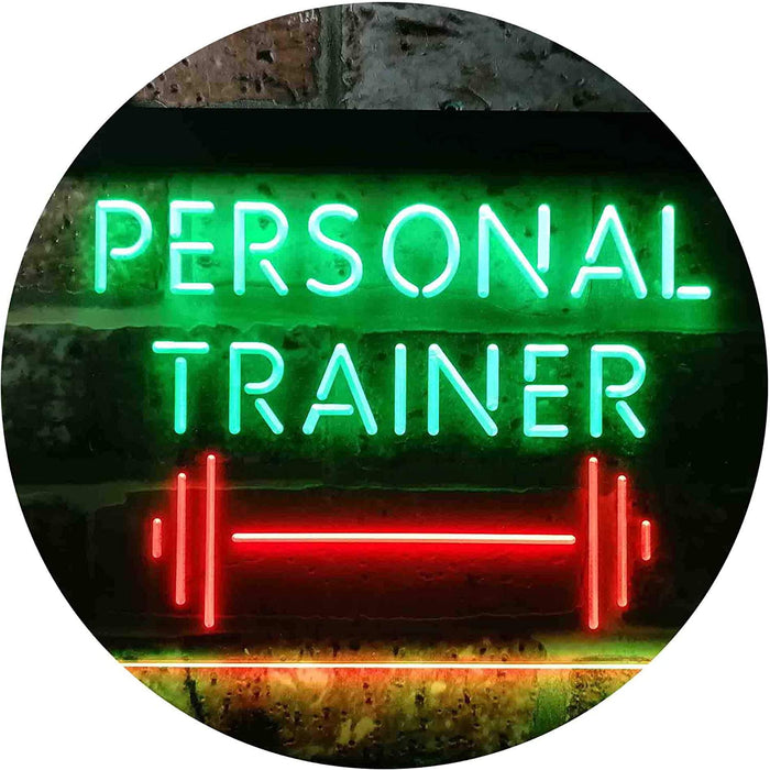 Personal Trainer Gym Fitness Center LED Light Sign - Way Up Gifts