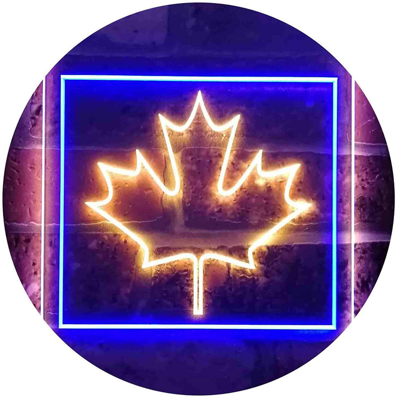 Canada Canadian Maple Leaf LED Light Sign - LED Gift Works