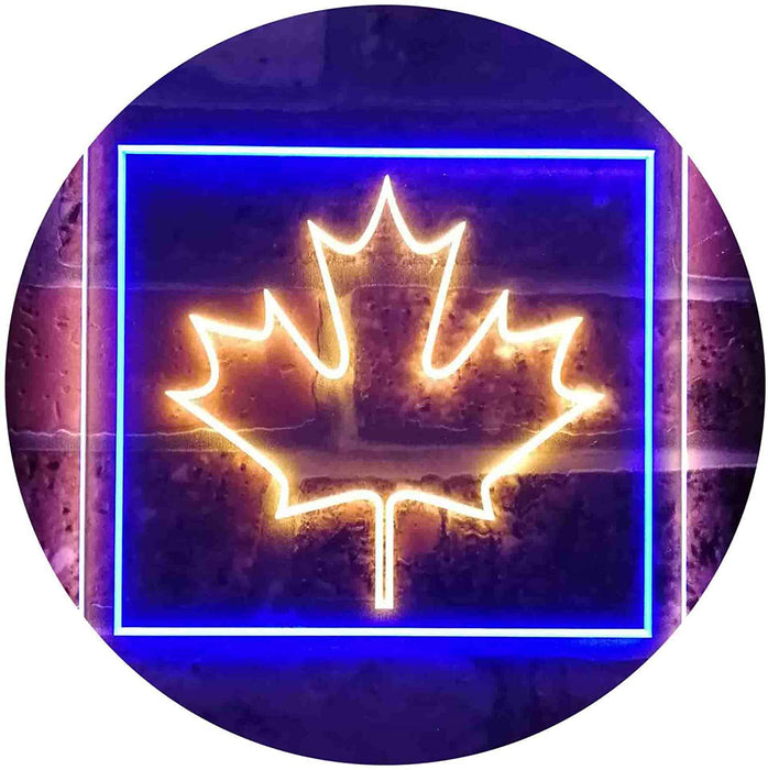 Canada Canadian Maple Leaf LED Light Sign - Way Up Gifts