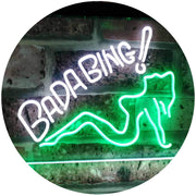 Sexy Girl Bada Bing Man Cave LED Light Sign - LED Gift Works