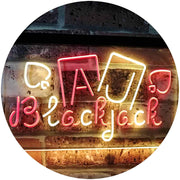 Poker Blackjack LED Light Sign - LED Gift Works