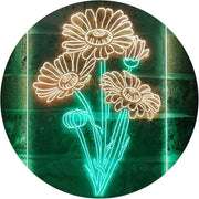 Daisy Flowers LED Light Sign - LED Gift Works