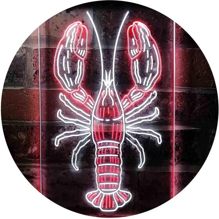 Lobster Seafood Restaurant LED Light Sign - Way Up Gifts