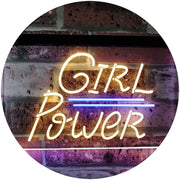 Girl Power LED Light Sign - LED Gift Works