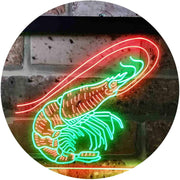 Shrimp Seafood Ocean Display LED Light Sign - LED Gift Works