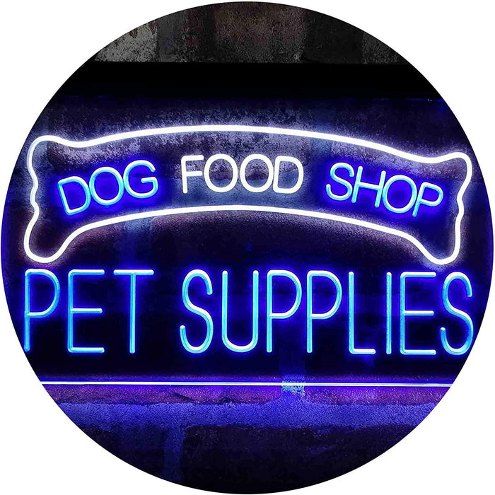 Dog Food Shop Pet Supplies LED Light Sign - Way Up Gifts