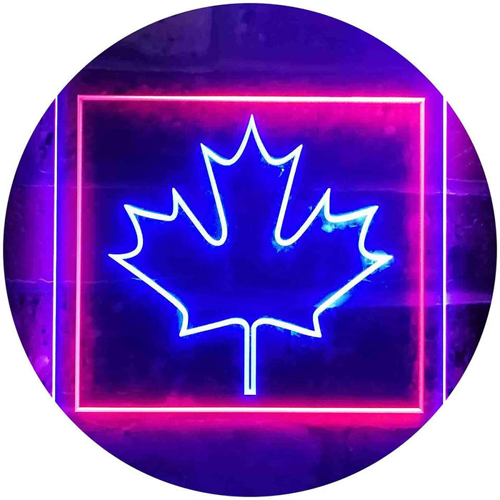 Canada Canadian Maple Leaf LED Light Sign - Way Up Gifts