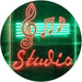 Music Notes Studio LED Light Sign - Way Up Gifts