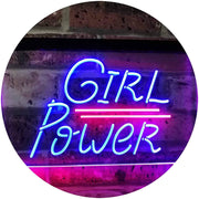 Girl Power LED Light Sign - LED Gift Works