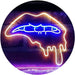 Biting Lip Bite Bleeding Art LED Light Sign - Way Up Gifts