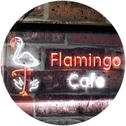 Flamingo Cafe LED Light Sign - LED Gift Works