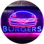Hamburgers Burgers LED Light Sign - LED Gift Works