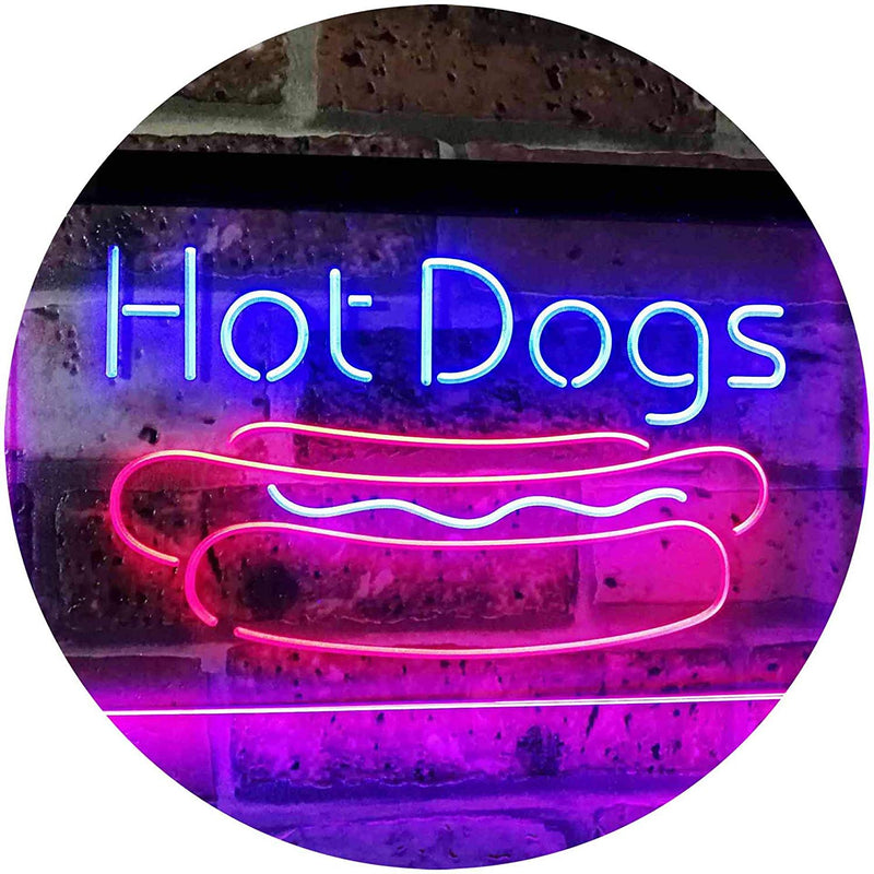 Hot Dogs LED Light Sign - LED Gift Works