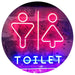 Male Female Restrooms Toilet LED Light Sign - Way Up Gifts