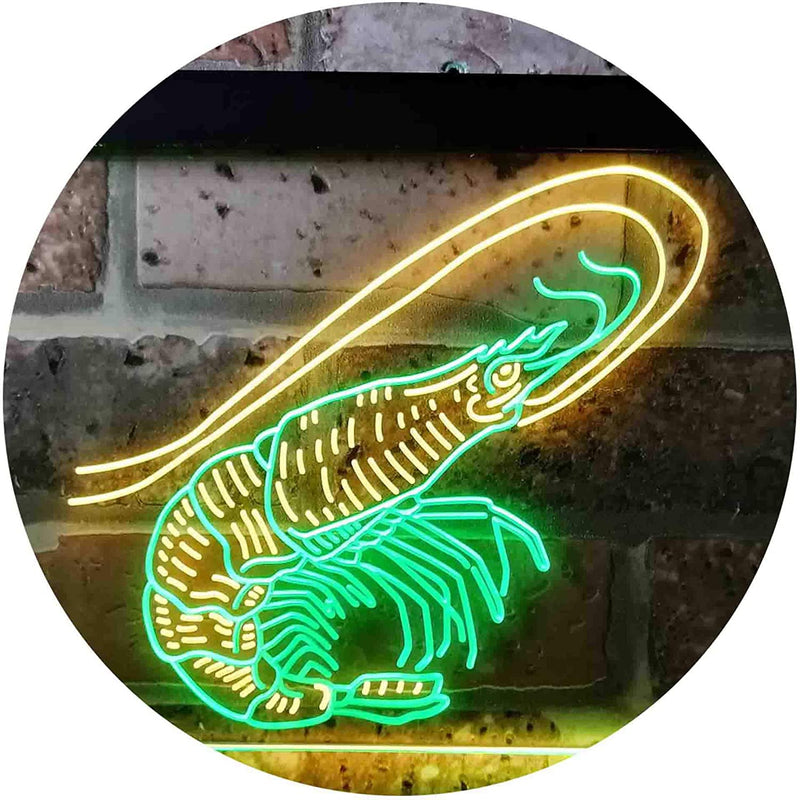 Shrimp Seafood Ocean Display LED Light Sign - LED Gift Works