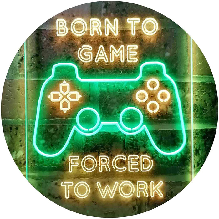 Born to Game Room LED Light Sign - Way Up Gifts