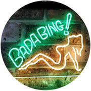 Sexy Girl Bada Bing Man Cave LED Light Sign - LED Gift Works