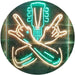 Musician Rock Hands Guitarist Metal Hard Rock Music LED Light Sign - Way Up Gifts