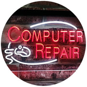 Computer Repair LED Light Sign - LED Gift Works