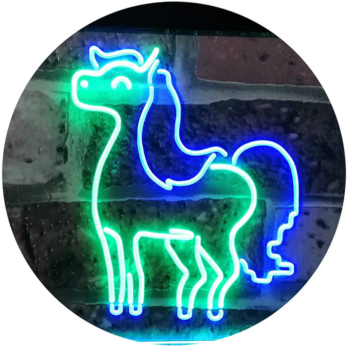 Magical Horse Pony LED Light Sign - Way Up Gifts