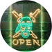 Beach Shop Pirate Open LED Light Sign - Way Up Gifts