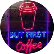 But First Coffee LED Light Sign - LED Gift Works