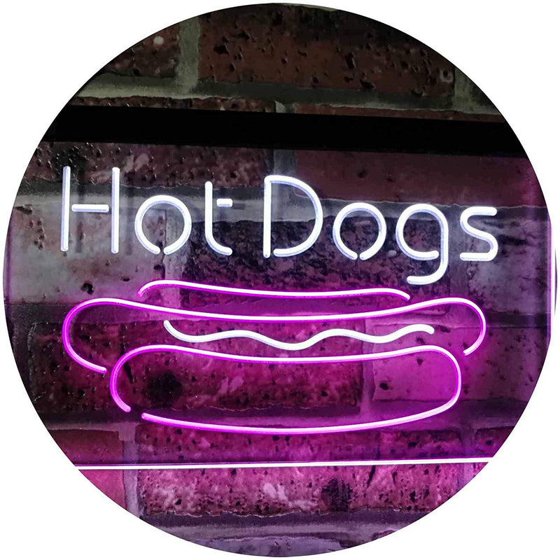 Hot Dogs LED Light Sign - LED Gift Works