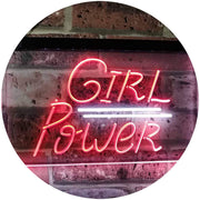 Girl Power LED Light Sign - LED Gift Works