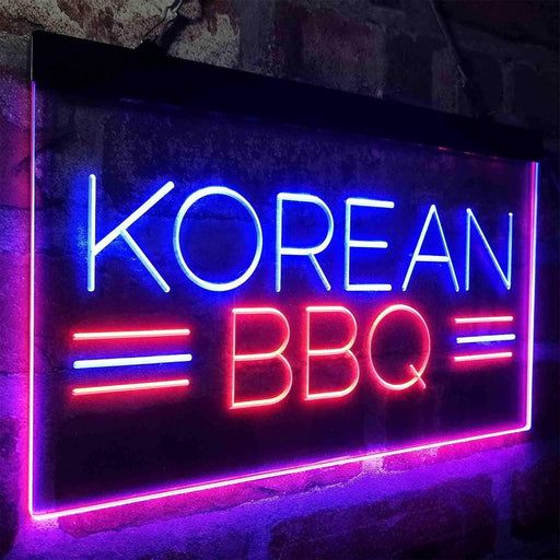 Korean BBQ Restaurant LED Light Sign - LED Gift Works