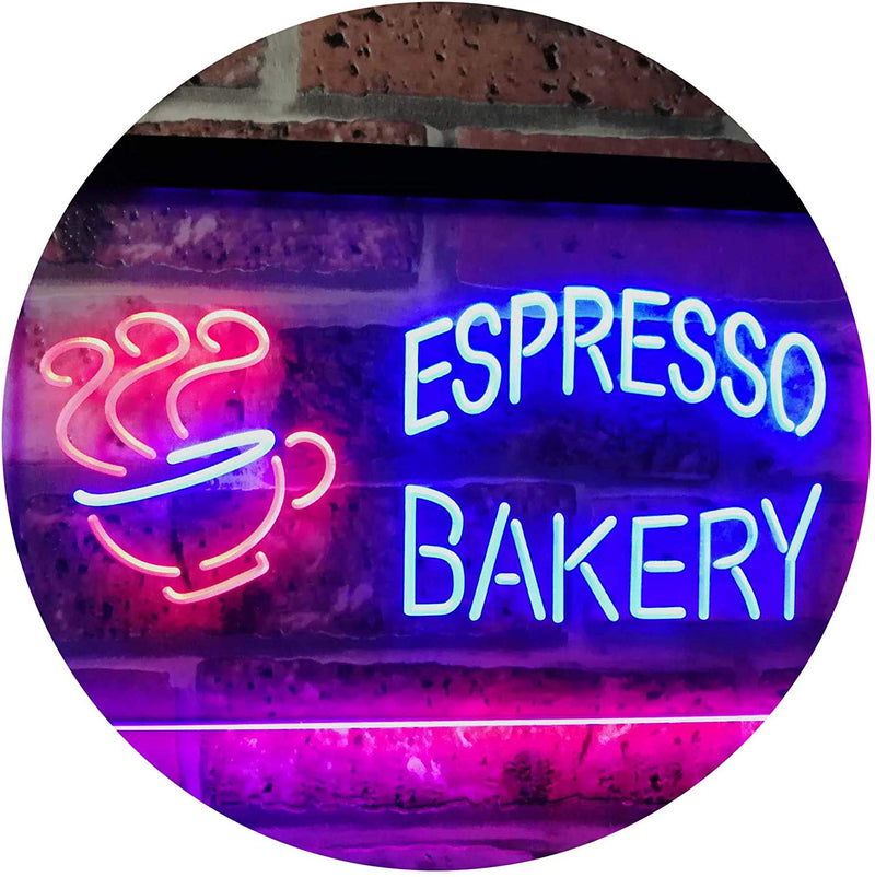 Coffee Espresso Bakery LED Light Sign - LED Gift Works