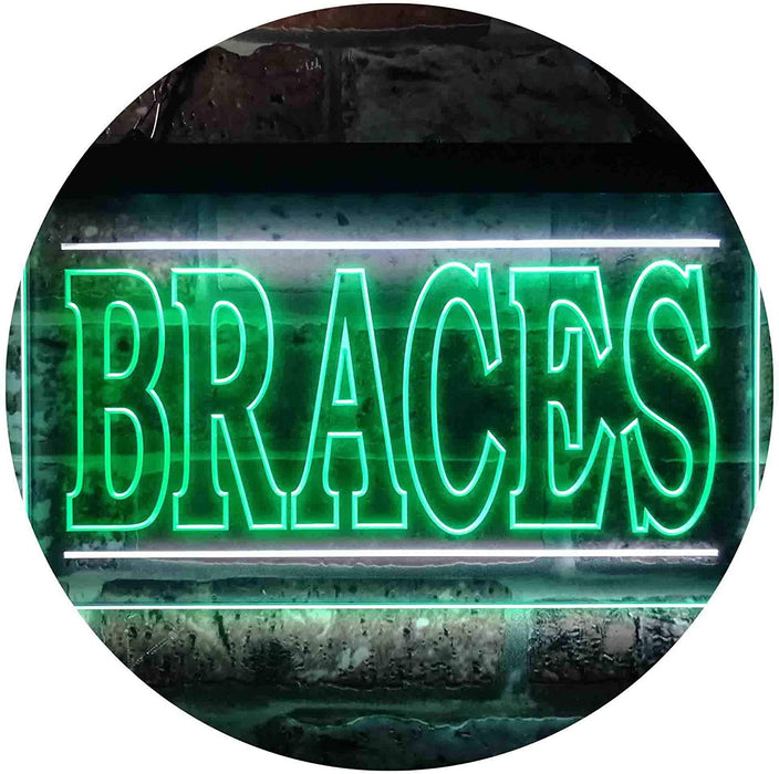 Orthodontist Braces LED Light Sign - Way Up Gifts