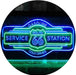 Route 66 Gasoline Station Cold Drinks LED Light Sign - Way Up Gifts