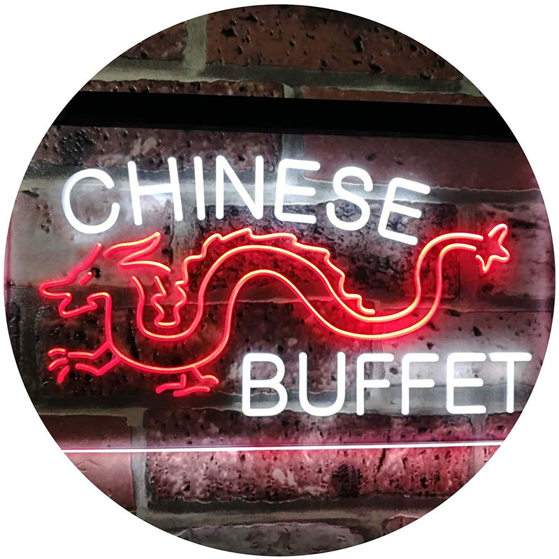 Dragon Chinese Buffet Restaurant LED Light Sign - LED Gift Works