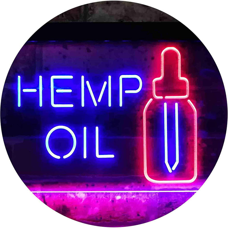 Hemp Oil LED Light Sign - LED Gift Works