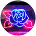 Rose Flower LED Light Sign - Way Up Gifts