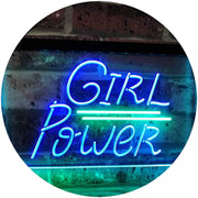 Girl Power LED Light Sign - LED Gift Works