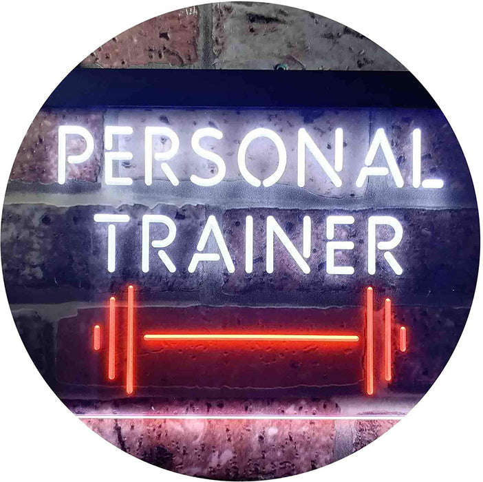 Personal Trainer Gym Fitness Center LED Light Sign - Way Up Gifts