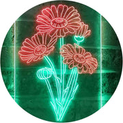 Daisy Flowers LED Light Sign - LED Gift Works
