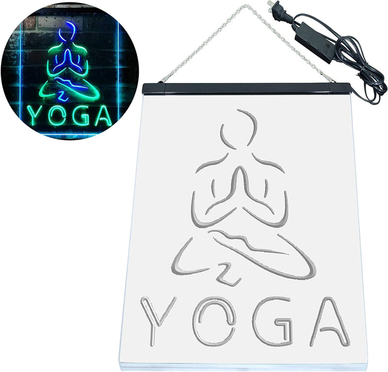 Yoga LED Light Sign - LED Gift Works