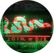 Join Or Die Flag Snake Military Army LED Light Sign - Way Up Gifts
