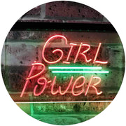 Girl Power LED Light Sign - LED Gift Works