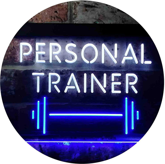 Personal Trainer Gym Fitness Center LED Light Sign - Way Up Gifts