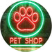 Paw Print Pet Shop LED Light Sign - Way Up Gifts
